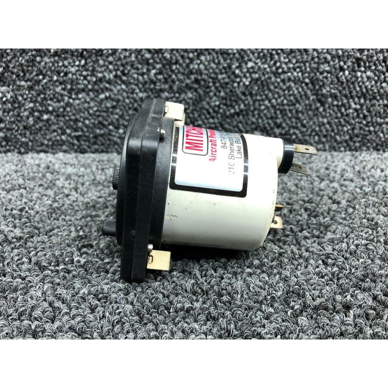 D1-312-5038 Mitchell 99500-ELT Aircraft Clock Indicator (Volts: 12-28)