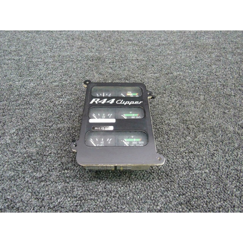 B144-3 Robinson R44 Rochester Instrument Cluster w/ Probe (Volts: 10-18)