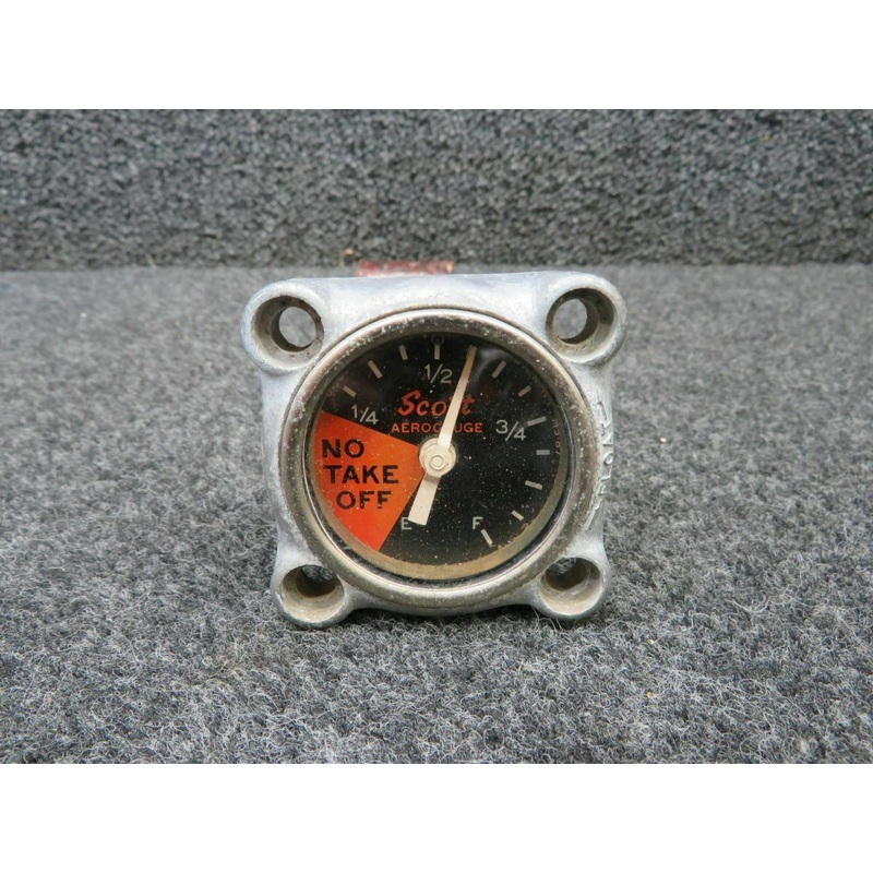 Cessna 170 Scott Aero Fuel Gauge