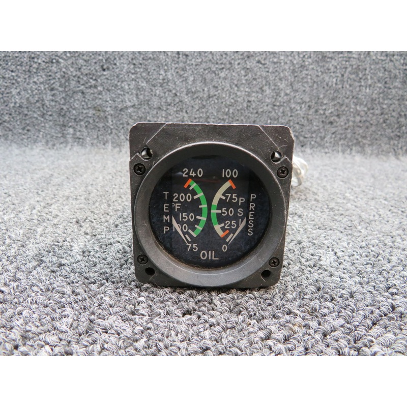 12619-001 Cirrus Rochester Oil Temp & Pressure Indicator (Lighted 28V)