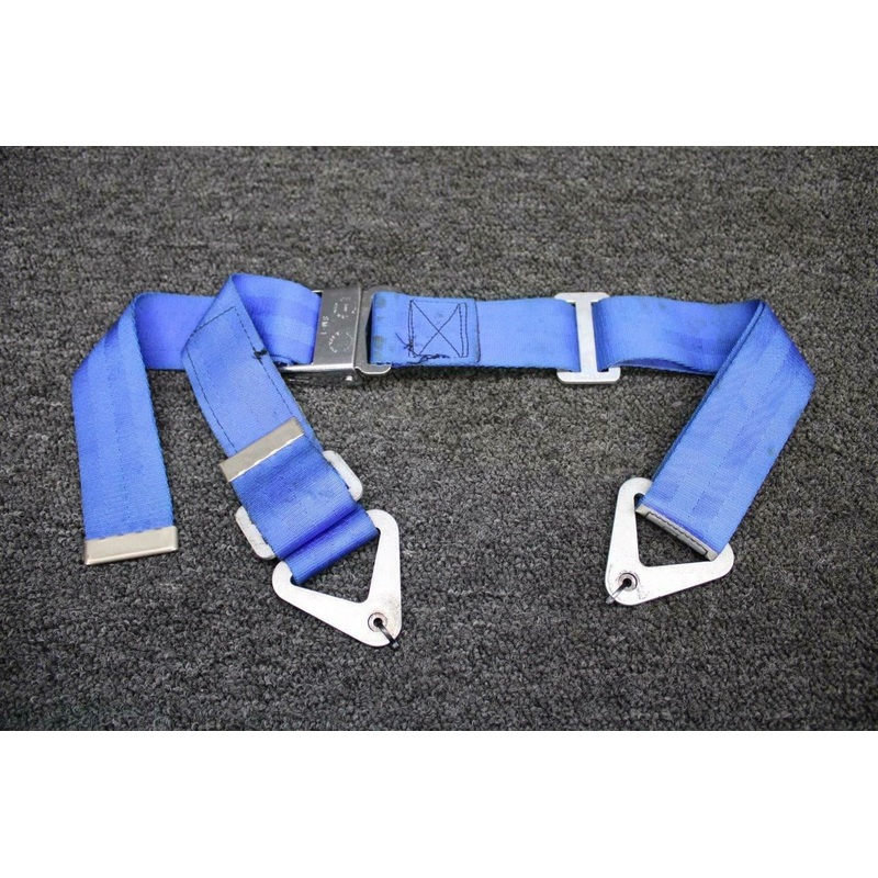 551-374 (Alt: PS50039-4-3) Piper PA28-180 Aero Fabricators Seat Belt Assy (Blue)
