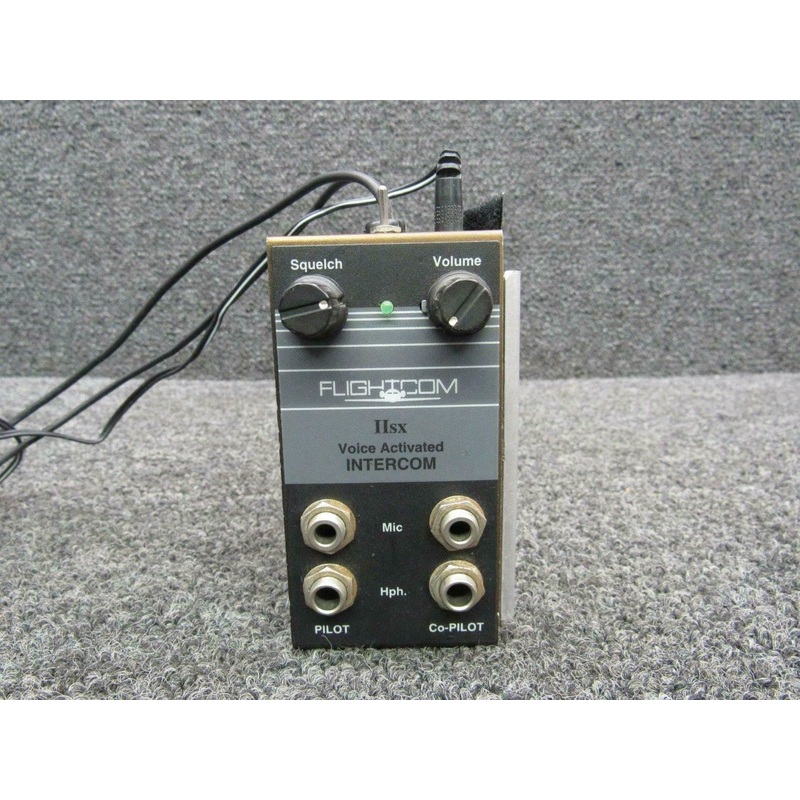 Cessna 172 Flightcom IIsx Panel Mounted Voice Activated Intercom (Volts: 12-32)