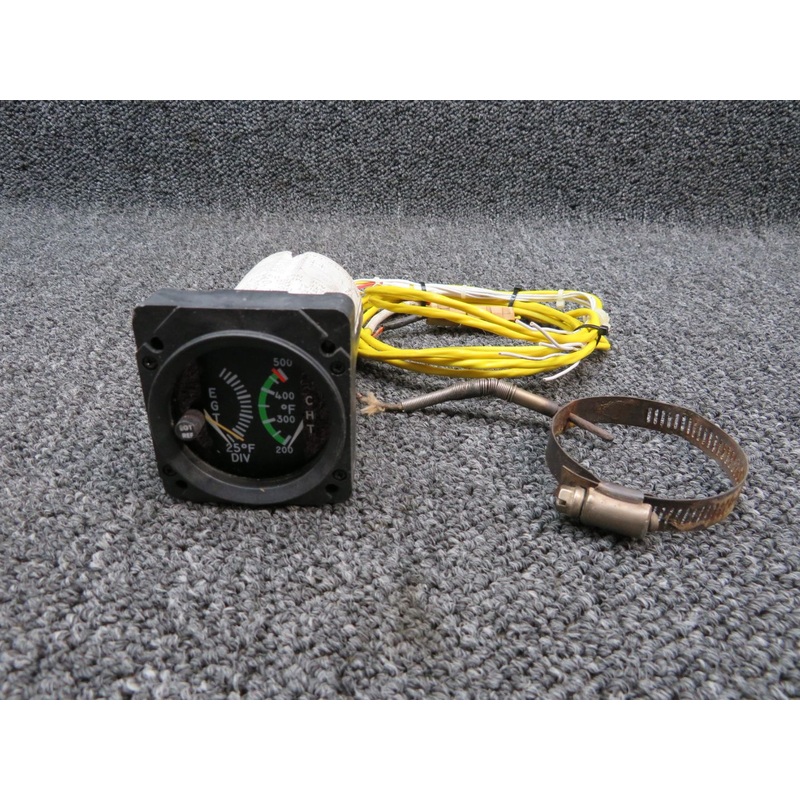 EG2850-08034 (Alt: S3305-3) Cessna 206H Rochester EGT & CHT Indicator W/ Probe