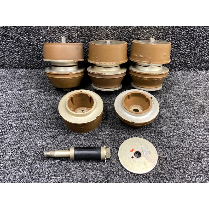 J9613-58 (Alt: 94017-01) Continental TSIO-520-NB Lord Engine Shock Mount Set