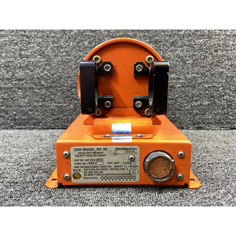 980-6023-001 Allied Solid State Cockpit Voice Recorder (28V, Green Tagged)