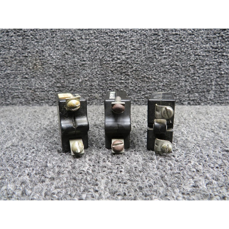 109-210-101, CB-2310, W58XC4C12A-10 Wood Electric Push Breaker Switch Set of 3