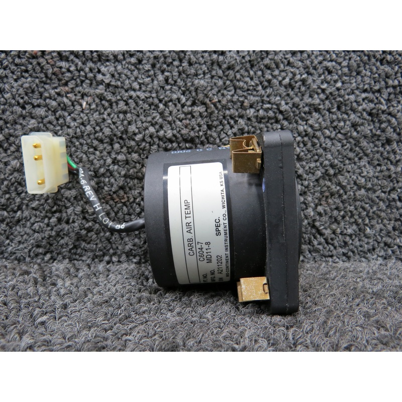 C604-7 (MPN: MD11-8) Mid-Continent Carburetor Air Temperature Indicator