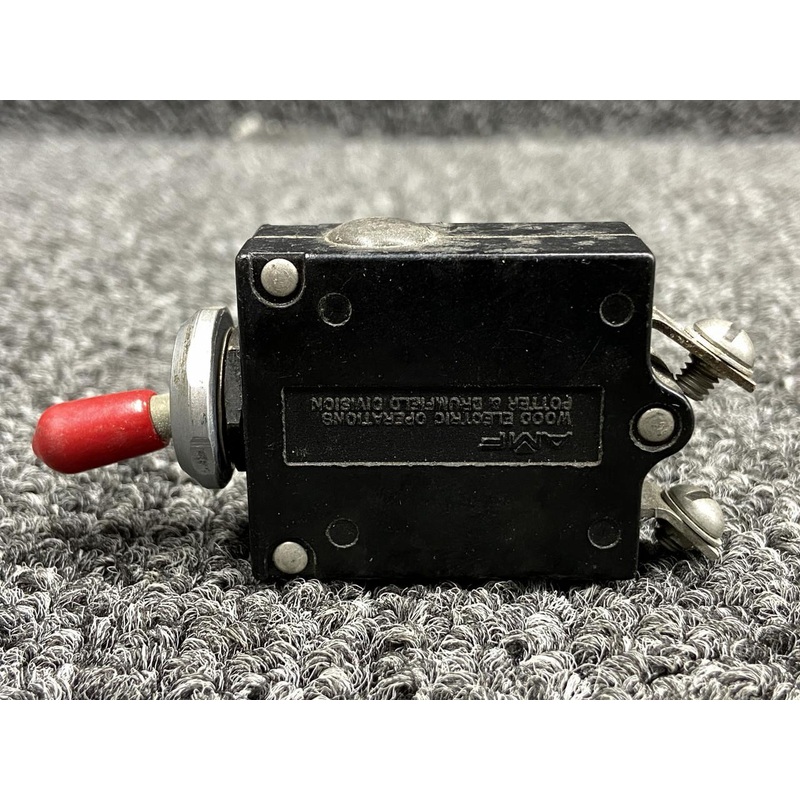 CM3589-5 (Alt: 593-205-102) Wood Electric Toggle Switch Circuit Breaker (5 Amps)
