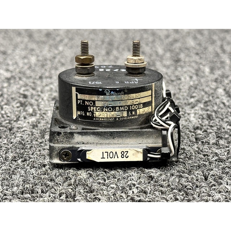 12B100-1 (Alt: 96-384053-1) Aircraft Inst Load Meter Indicator (Lighted, 28V)