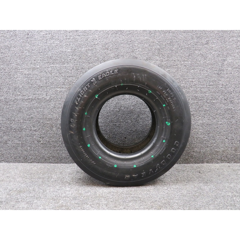 185F03-5 Goodyear Flight Eagle 18×5.5 10 Ply Tire with 8130-3 (New Old Stock)