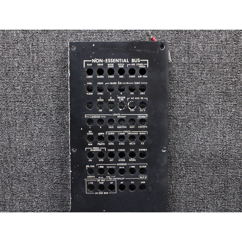 27-19031-21 Swearingen SA-226T CPC Electroluminescent Circuit Breaker Cover