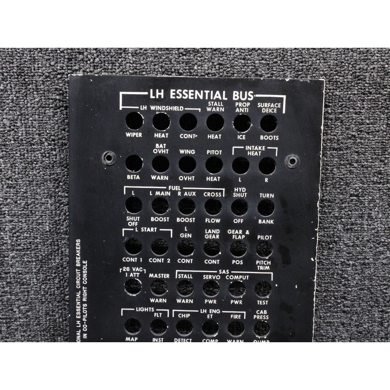 27-19032-27 Swearingen SA-226T CPC Electroluminescent Circuit Breaker Cover
