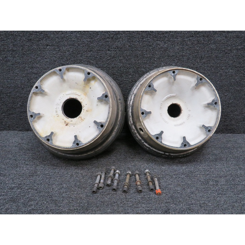 9543162-1 Goodyear 6.50-10 Wheel Assembly (Worn)