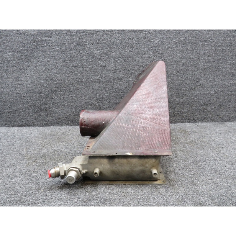 89513-5E460-051 Midland Ross Oil Cooler w Adapter (Worn Fins, Damaged Adapter)