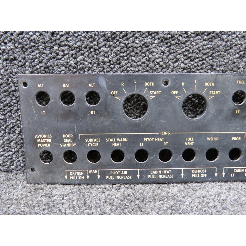 102-384004-15 Beechcraft 58P EL Projects Switch Panel, Lighted