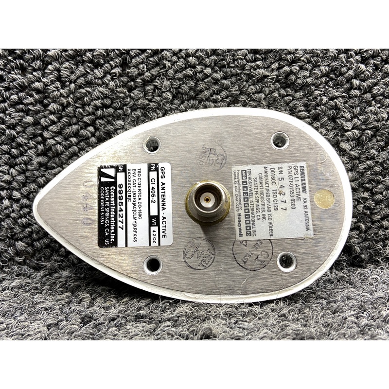 CI405-2 (Alt: 071-01553-0200) Comant, Bendix KA-92 Active GPS L1 Antenna