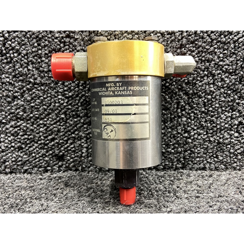 C100203 (Alt: 50199-001) CAP Fuel Gascolator Assembly