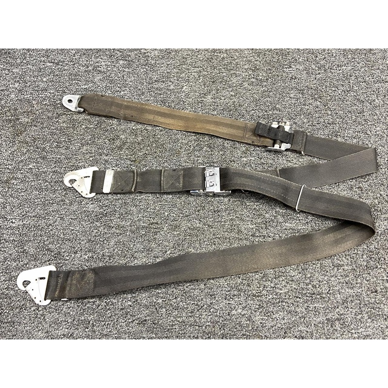 FDC6400B-63-507 Davis Aircraft Forward Pilot Seat Belt Assembly w Shoulder Strap