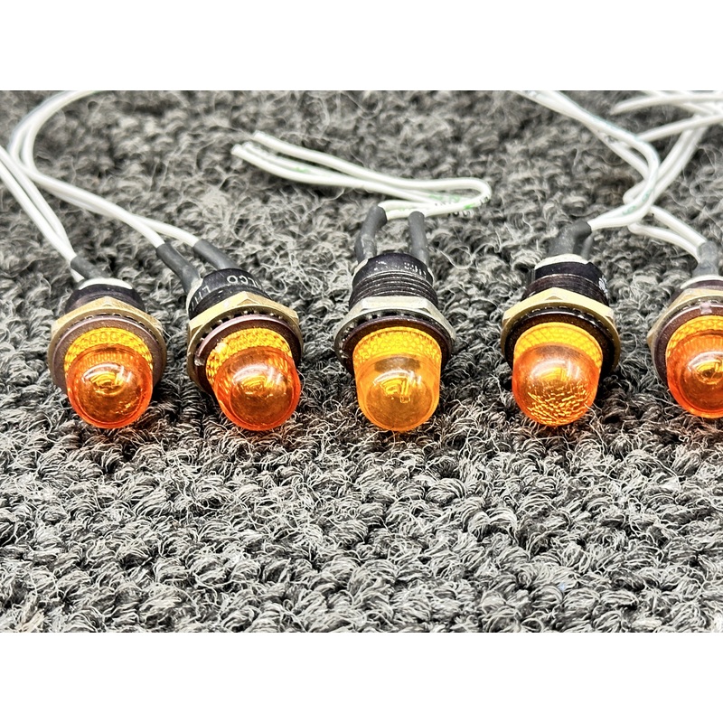 B198-1, B198-2 Robinson R22 Dialco Instrument Console Lights (Set of 12)