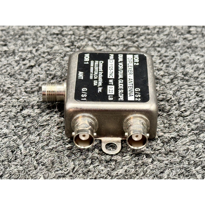 CI-1125-TNC (Alt: S-2474-1) Comant Dual VOR & Glideslope Antenna Diplexer