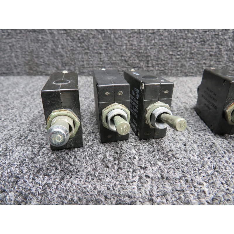 W31-X2M1G-10, CB-3110C, CB-3115C Toggle Switch Set of 8 (Amps: 10, 15, 20, 40)