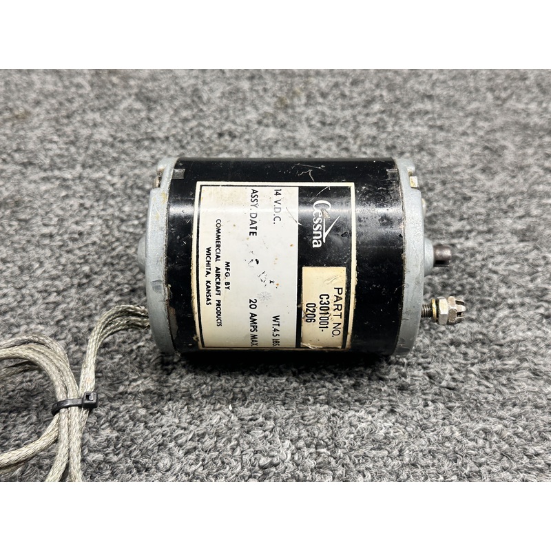 C301001-0208 Commercial Aircraft Product Flap Actuator Motor w Filter (14V, 20A)