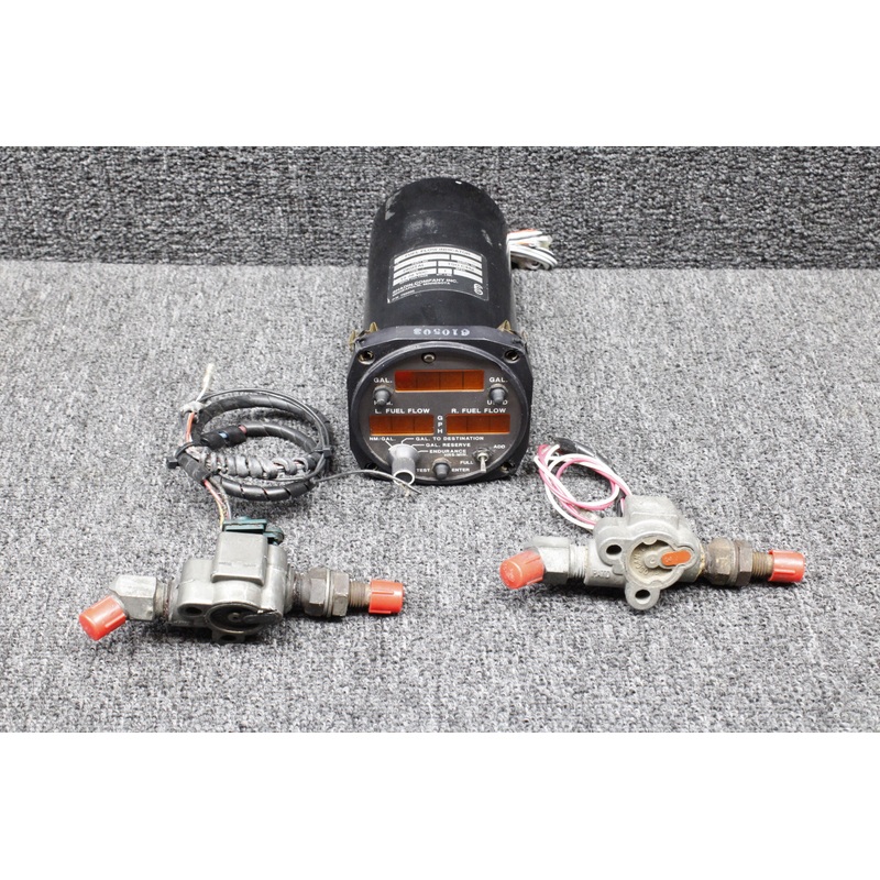 910532IF, 201 Shadin Dual Fuel Flow Indicator with Transducers (Volts: 14-28)