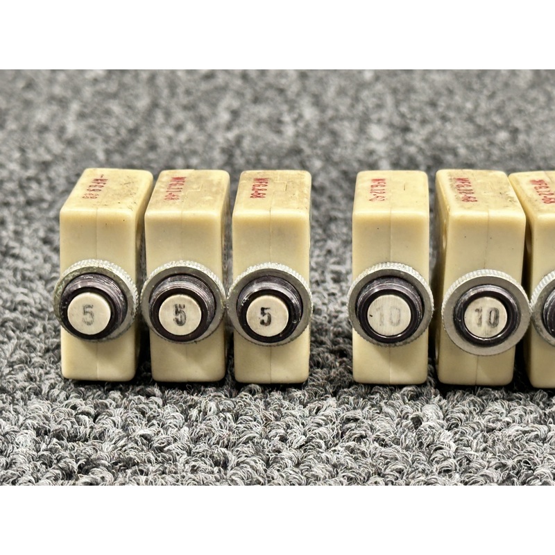 MP-1600, S-1360-10, S-1360-5 Mechanical Products Circuit Breakers (Set of 12)