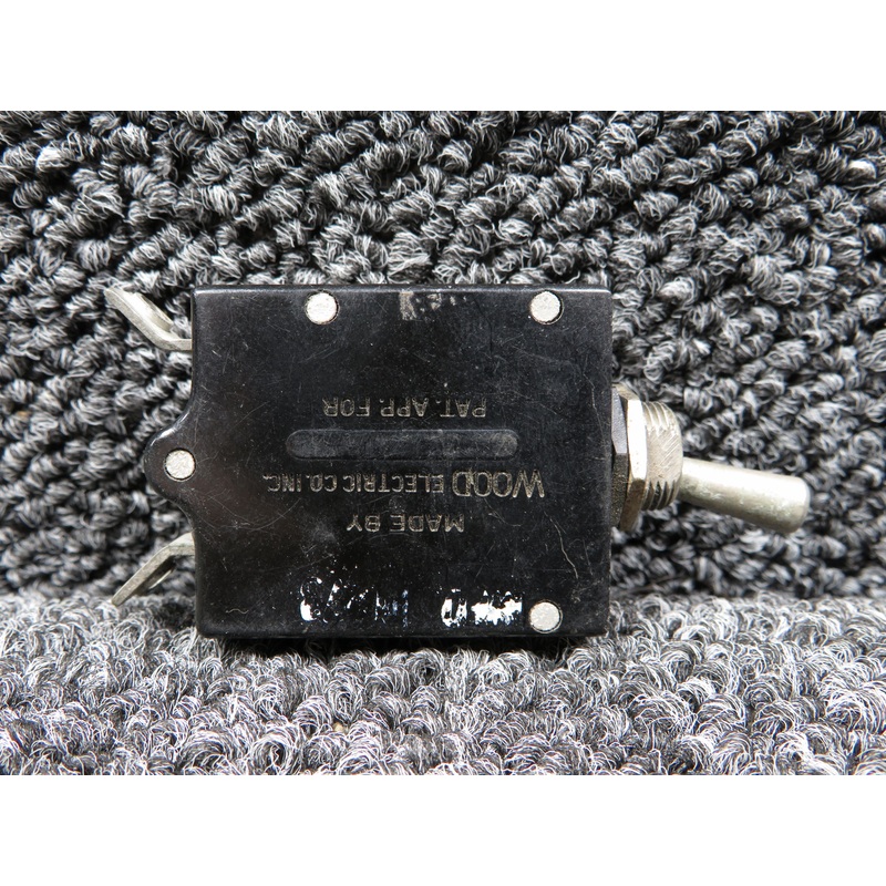 112-210-101 Wood Electric Toggle Circuit Breaker (Amps: 10)