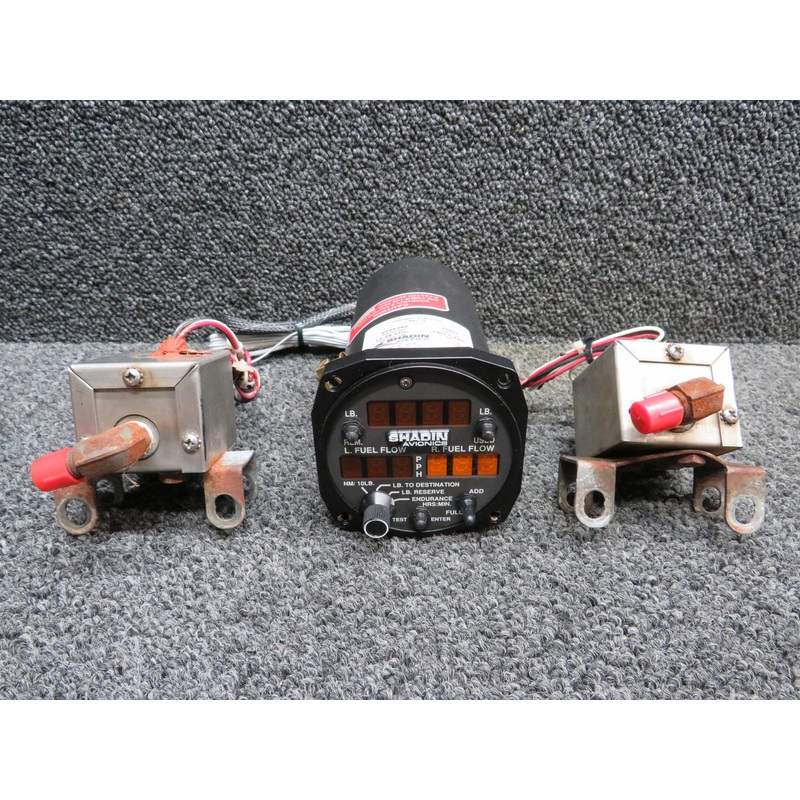 910534P Shadin Fuel Flow Indicator with Fuel Flow Transducers (Volts: 14-28)