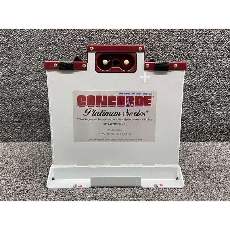 RG-41, CMM-24-30-71 Concorde Aircraft Battery with Maintenance Manual (24V)