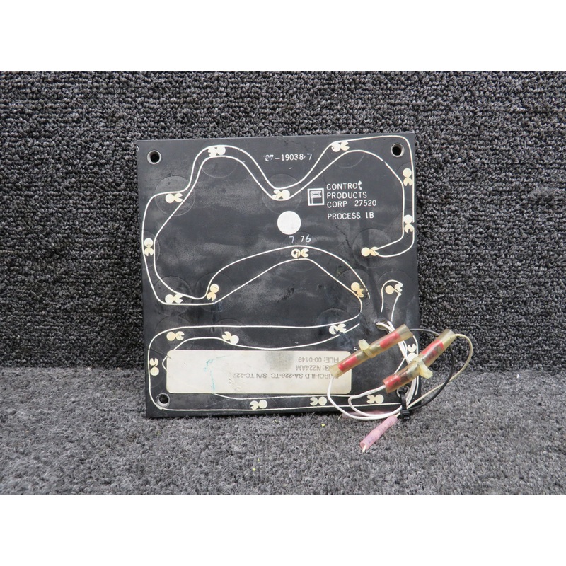 27-19038-7 Control Products Electroluminescent Placard