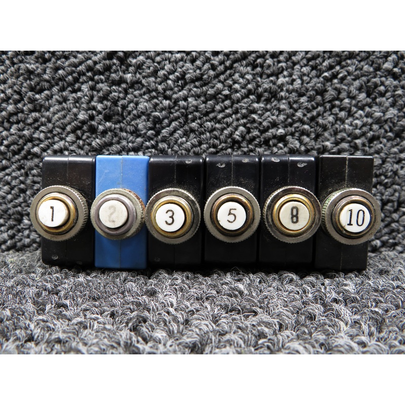 Wood Electric Circuit Breaker Set of 6 (Amps: 1,2,3,5,8,10)