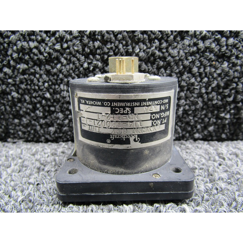 MD-112-1 (Alt: 114-380021-1) Mid-Continent Oxygen Qty Indicator (Sunfaded)