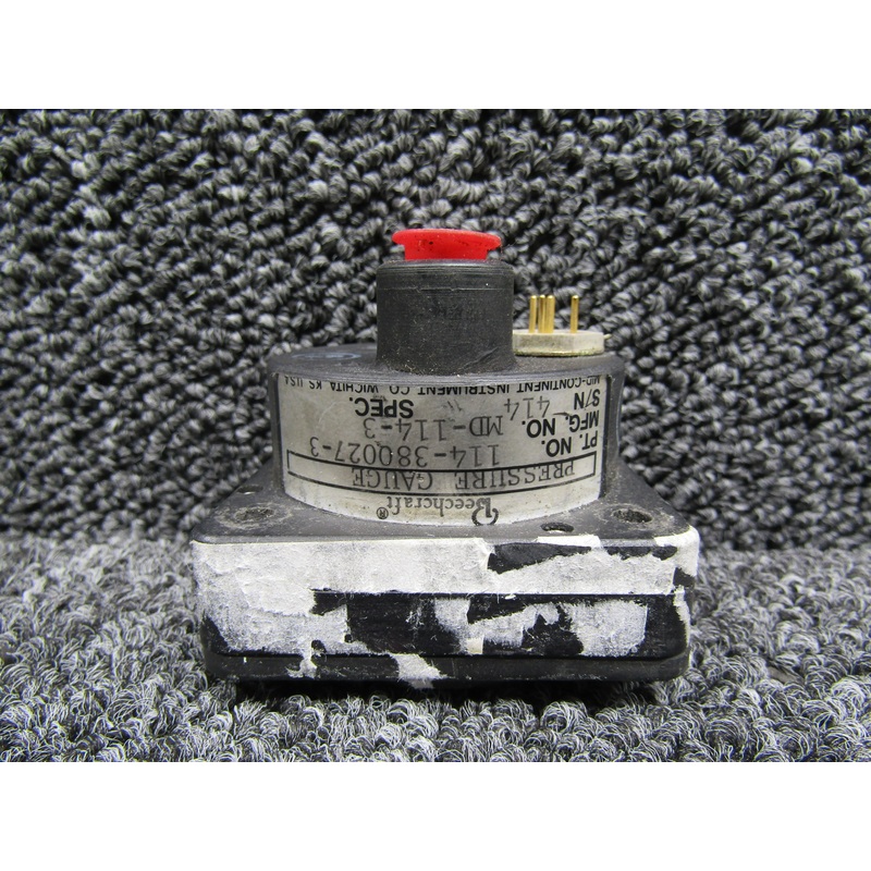 MD-114-3 (Alt: 114-380027-3) Mid-Continent Pressure Gauge Indicator