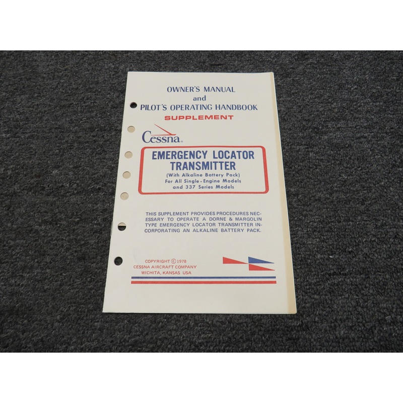 SK185-20 Cessna Dorne and Margolin ELT Modification Kit (New Old Stock)