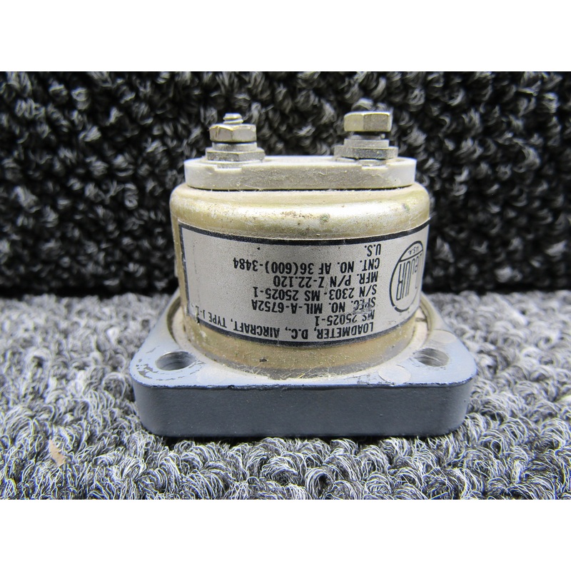 Z-22-120 (Alt: MS-25025-1) Dejur Type J-1 DC Loadmeter Indicator