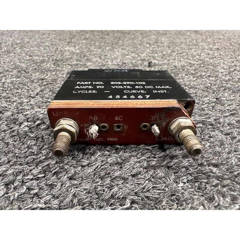 302-290-102 Wood Electric Rocker Switch Circuit Breaker