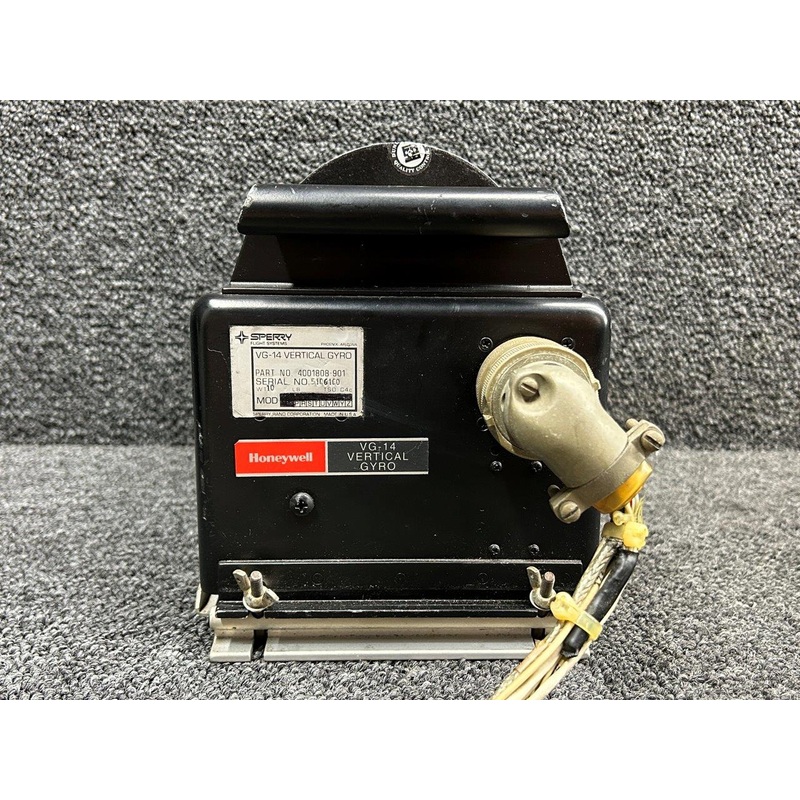 4001808-901 Sperry Rand VG-14 Vertical Gyro with Altitude Reference Unit, Mods