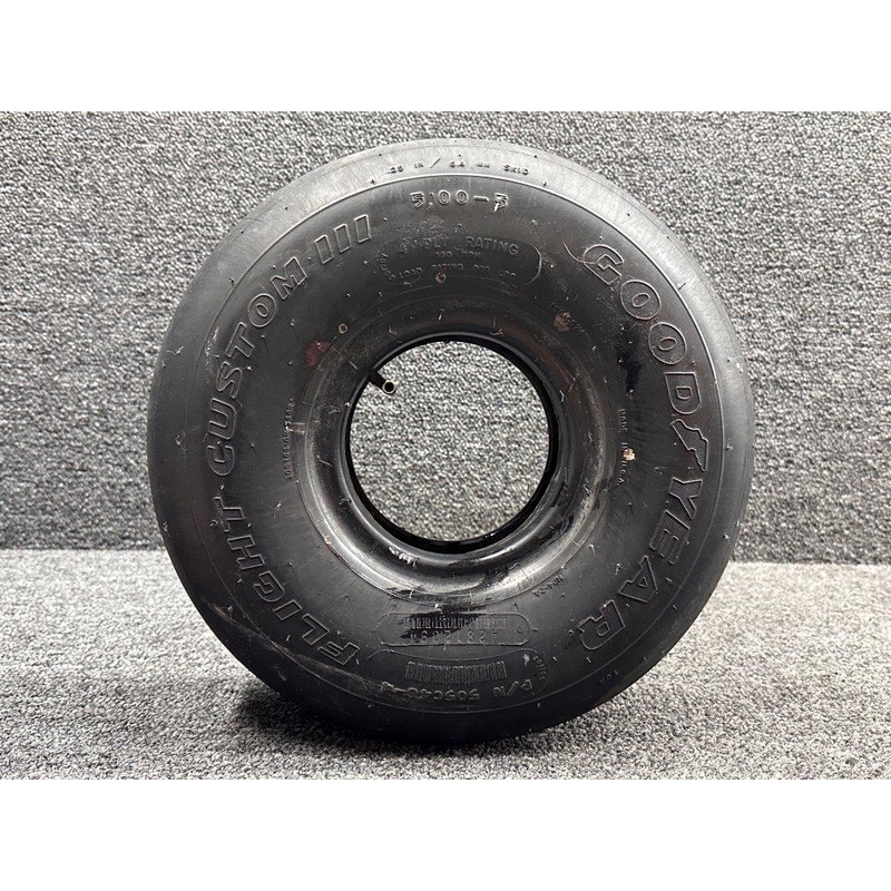 505C46-4 Goodyear Custom Flight III 5.00-5 Tire with Inner Tube