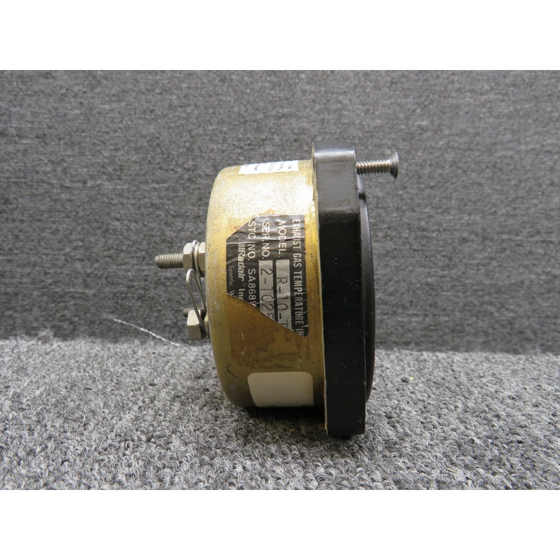 R-10-TPS Radair Dual Exhaust Gas Temperature Indicator (Torn Plate)