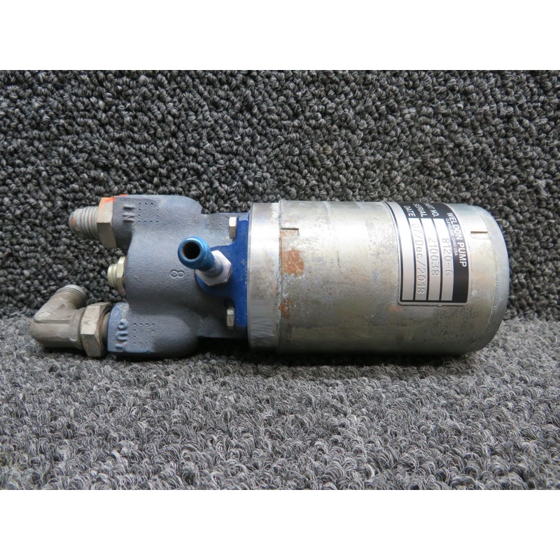 8120-G Piper PA28R-180 Weldon Fuel Pump Assembly (Volts: 14) (Core)