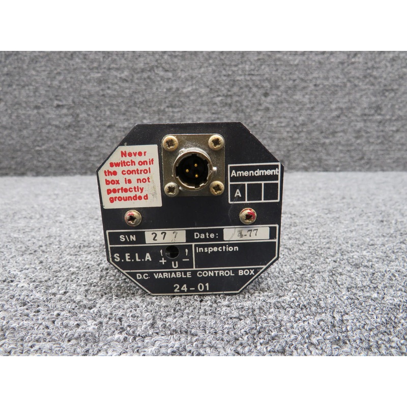24-01 Dassault Falcon 10 DC Variable Control Box with Modifications