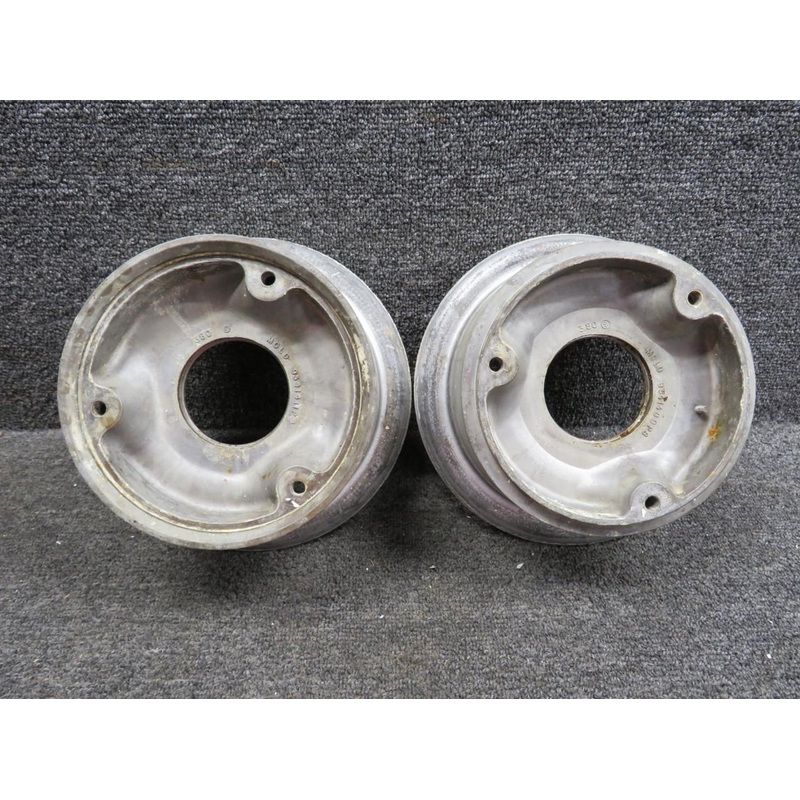 9532186 (Alt: 0842210-6) Goodyear 6.00-6 Wheel Assy (No Bearing, Chip Paint)