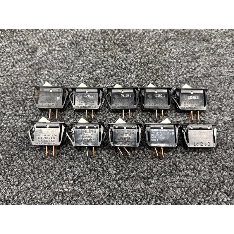 S2160-1 Carling, Und Lab, Rocker Switch with Space Filler (Set of 10)