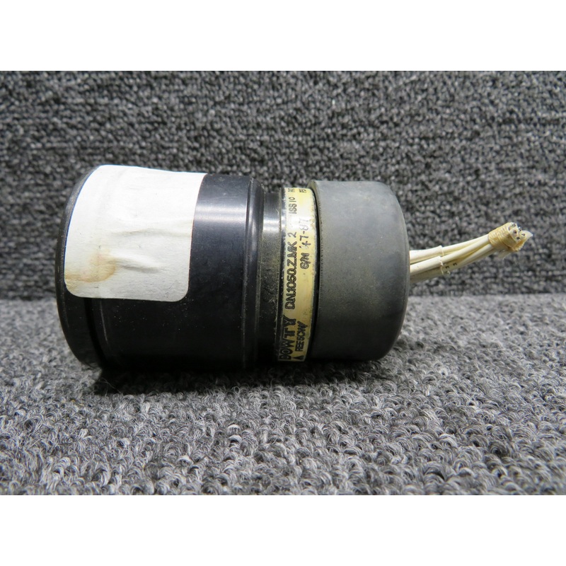 DN1050Z Dowty Undercarriage Position Indicator w Rubber Wiring Boot (Black Face)