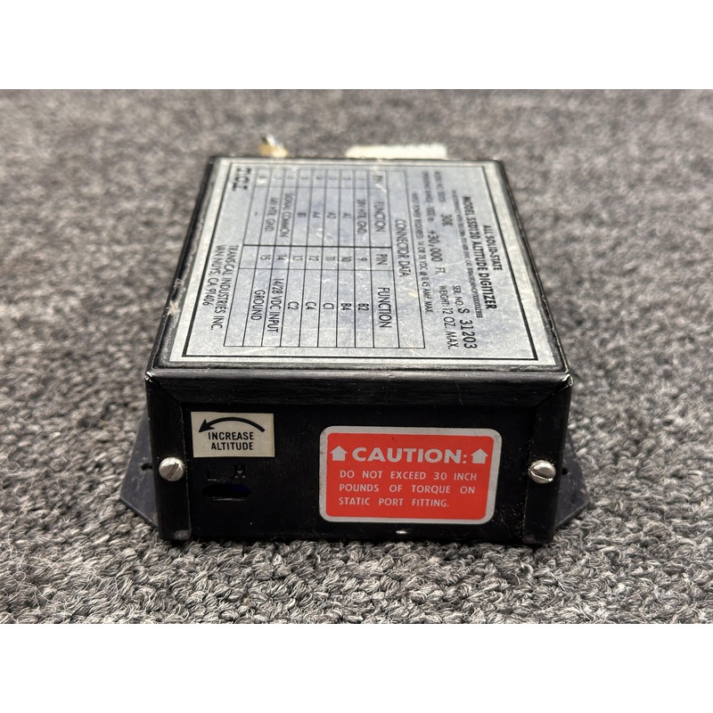 SSD120-30K Trans-Cal Ind Altitude Digitizer w Yellow Tag (14 or 28V, 0.45A)