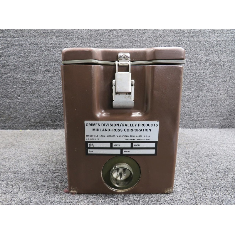 1812 Midland-Ross Electric Hot Liquid Container (Volts: 28-115, Watts: 120)