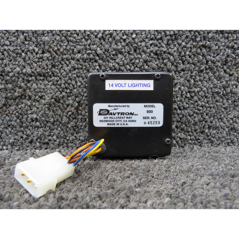 M800 Davtron Chronometer Indicator Lighted (Volts: 14)