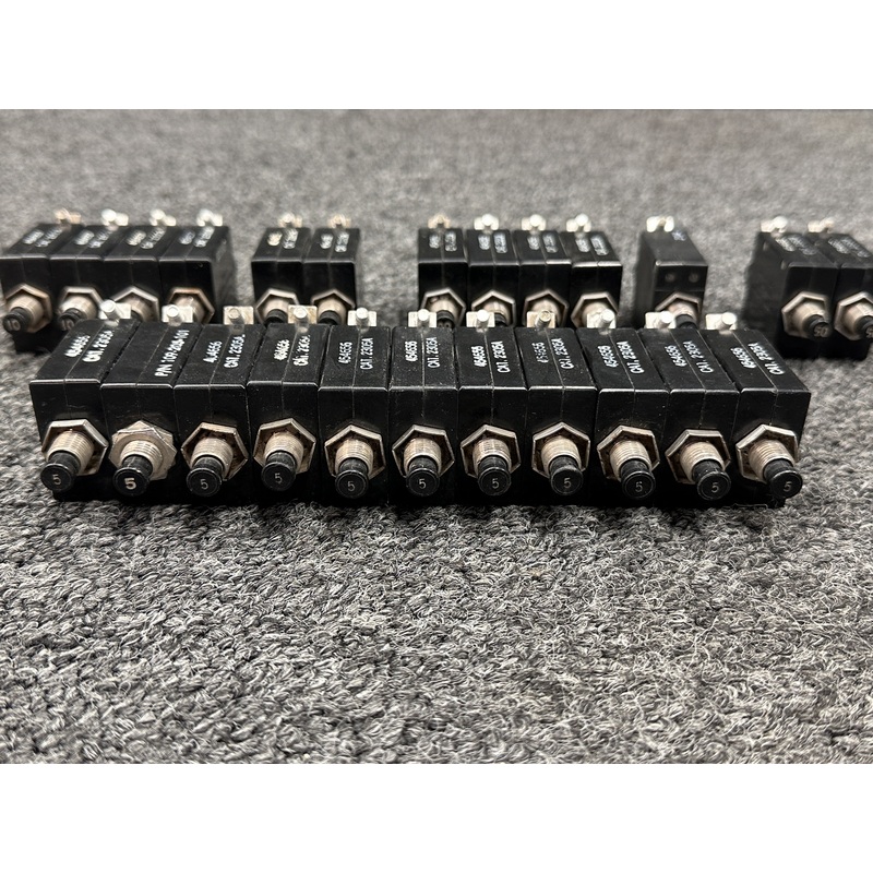 454556, 454657, 454659 Wood Electric Circuit Breaker (Set of 24)